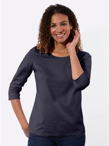 Рубашка с рукавами 3/4 в цвете темно-синий + экрю WITT WEIDEN