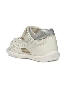 Сандалии с цветочным принтом Geox Kids, белый