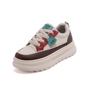 JOHLIN DREAM Женские лоу-топ скейтборд кроссовки хаки красные, цвет Khaki Red