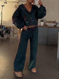 Широкие брюки Never Fully Dressed, Green Bottle