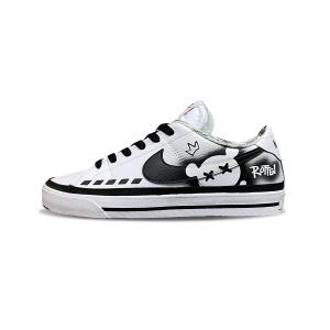 Nike Кроссовки для скейтбординга Court Legacy, унисекс, низкие, черные/белые