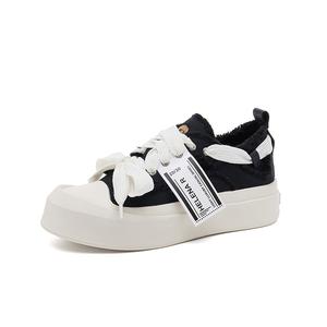 HR Высокие низкие повседневные кроссовки Unisex Black