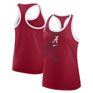 Женский майка-танк Primetime Tri-Blend цвета Crimson Alabama Crimson Tide Nike