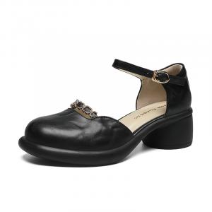 ZHR Женские туфли на высоком каблуке Beige/Regal Black/Apricot Yellow — Regal Black, цвет Regal Black