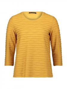 Betty Barclay Простая футболка с волнообразным узором золотого цвета