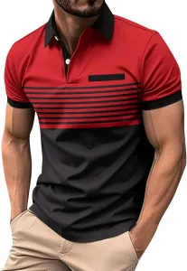 Мужская поло для гольфа Casual, легкая и свободная