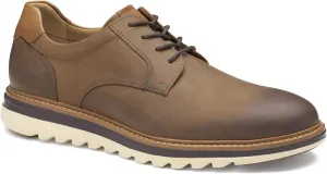 Мужские оксфорды Johnston & Murphy Braxton с гладким носком и шнуровкой, коричневый
