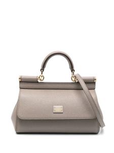 Маленькая сумка-тоут Sicily Dolce & Gabbana, коричневый