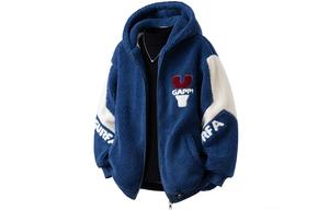 Пуховик Unisex Hooded Thickened Cargo ZIAREL, синий[removable logo]