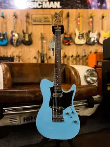 Электрогитара Ibanez TQMS1-CTB Signature 6-струнная Tom Quayle Celeste Blue - 3587 грамм