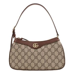 Сумка ophidia small handbag 'beige ebony' Gucci, бежевый