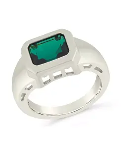 Кольцо-Печатка Calder с кубическим цирконием Sterling Forever, silver