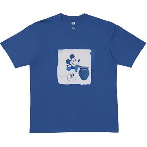 UNIQLO Футболка BUAISOU X Disney мужская blue