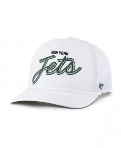Мужская белая регулируемая кепка New York Jets Brrr Fairway Hitch '47 Brand