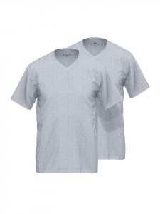 Футболка California, комплект из 2 шт., серо-меланжевая Götzburg