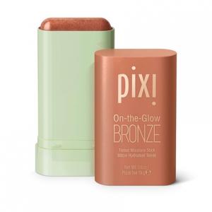 On-the-Glow Bronze RichGlow Увлажняющий тональный бронзер-стик с женьшенем, алоэ вера и фруктовыми экстрактами для щек и губ 19 г / 0,6 унции Без парабенов Pixi