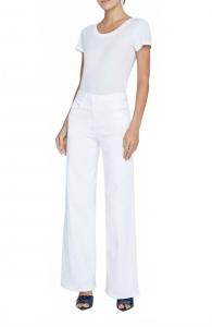 Женские джинсы Alicent Wide-Leg в белом цвете L'Agence, Blanc