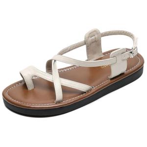 City camel Женские сандалии на одной застежке бежевые, цвет Beige