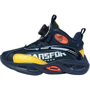 Низкие детские кроссовки для повседневной жизни BIG WASP, черный/синий