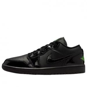 (WMNS) Air Jordan 1 Low 'Black Scream Green'