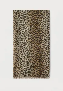 Шарф псельфриды Pieces, Black/Brown