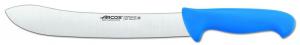 Нож мясника Arcos цвет - Prof 292723 из нитрумовой нержавеющей стали и манго, эргономичный полипропилен синего цвета с лезвием 25 см, витрина