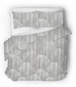 Сатиновое постельное белье Sense Eight WAVING WOO, 155 х 220 см