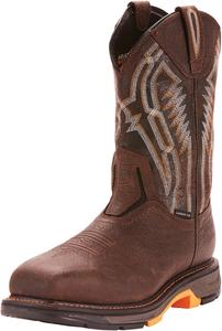 Мужские ботинки ARIAT Workhog Xt с углеродным носком и вестерн-дизайном, черный