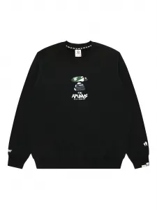 Толстовка с принтом Ape Head Aape By A Bathing Ape, черный