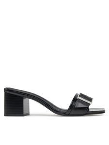 Мюли Heel Mule 50 W/Buckle - Lth HW0HW02478 Calvin Klein, черный