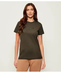 Футболка старт Regular fit Pinko, зеленый
