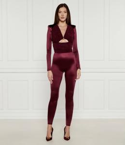 Комбинезон Elisabetta Franchi Slim Fit, бордо