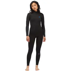Неопреновый костюм с длинными рукавами и молнией на спине Billabong Synergy 3/2mm Woman, черный