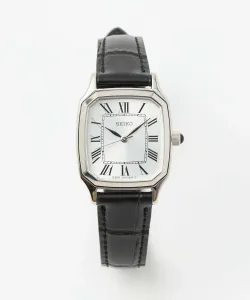 Квадратные кожаные часы SEIKO 2 United Arrows, цвет Other 1