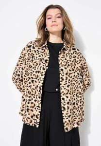 Летняя куртка BOXY SHAPELEO GERUNDETER SAUM Studio Untold, бежевый