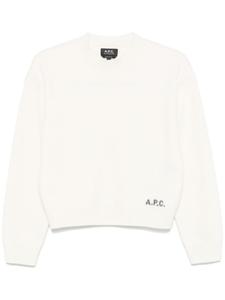 A.P.C. свитер Esther, белый