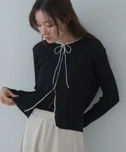 кардиган с лентой