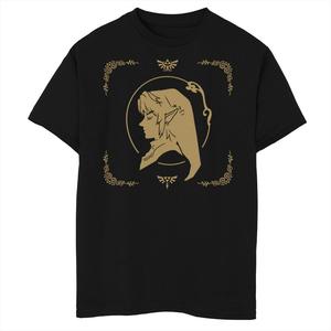 Футболка Nintendo Legend Of Zelda с боковым профилем для мальчиков 8–20 лет Licensed Character