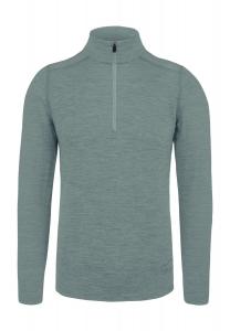 Мужская куртка из шерсти мериноса с длинным рукавом и молнией 1/4 Canberra Normani, синий