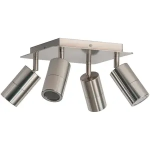 Светодиодный потолочный светильник TIVAH GU10 теплый белый Havit Lighting, Titansilberfarben