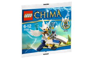 Конструктор Qigong Legend The Eagle King's High Altitude Flight Vehicle, пазл-сумка, пластиковые строительные блоки, 38 деталей, 30250 LEGO