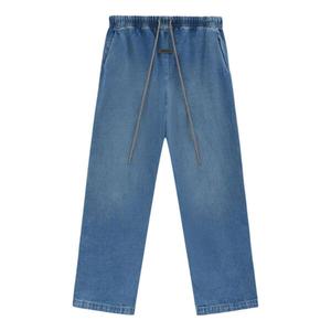 Брюки ss24 lounge pants 'med wash' Fear Of God Essentials, синий