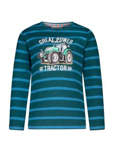 Salt and Pepper Футболка с длинными рукавами «Командная работа» синего цвета