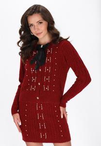 Кардиган faina Cardigan, Burgundy/Red