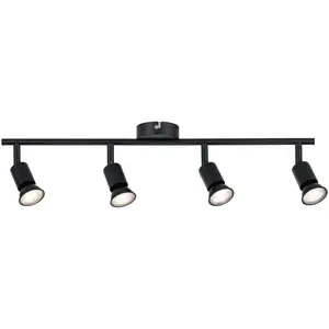 Светодиодный потолочный светильник Carolina GU10, 1 шт. GU10 Paulmann, черный