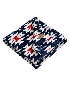 Плед из ультрамягкого плюшевого флиса с принтом в стиле «Американа», 50 x 70 дюймов Wrangler, цвет navajo