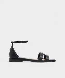 Женские сандалии на плоской подошве с квадратным носком Aldo, черный