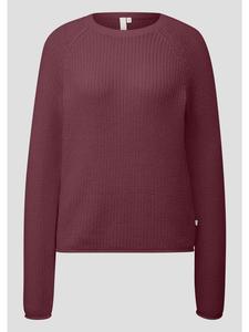 Вязаный свитер в цвете 39W0_bordeaux QS