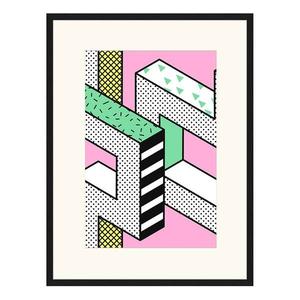 Картина Any Image Pink, 62x82x2,6 см, разноцветный