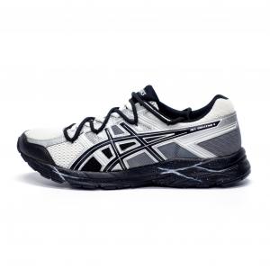 ASICS Gel Contend 4 с амортизацией, устойчивые к истиранию, дышащие, с полным покрытием, легкие кроссовки Low top для бега Unisex черные
